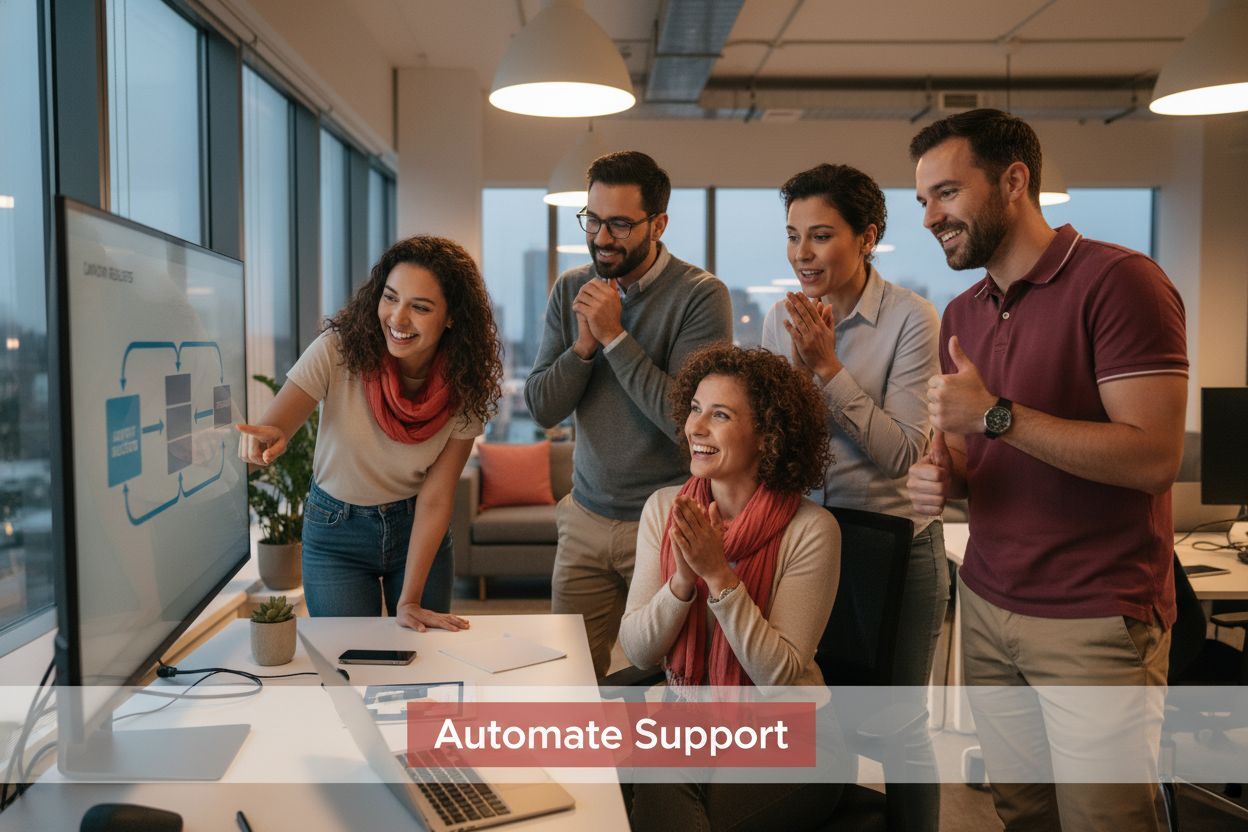 automate support workflows office