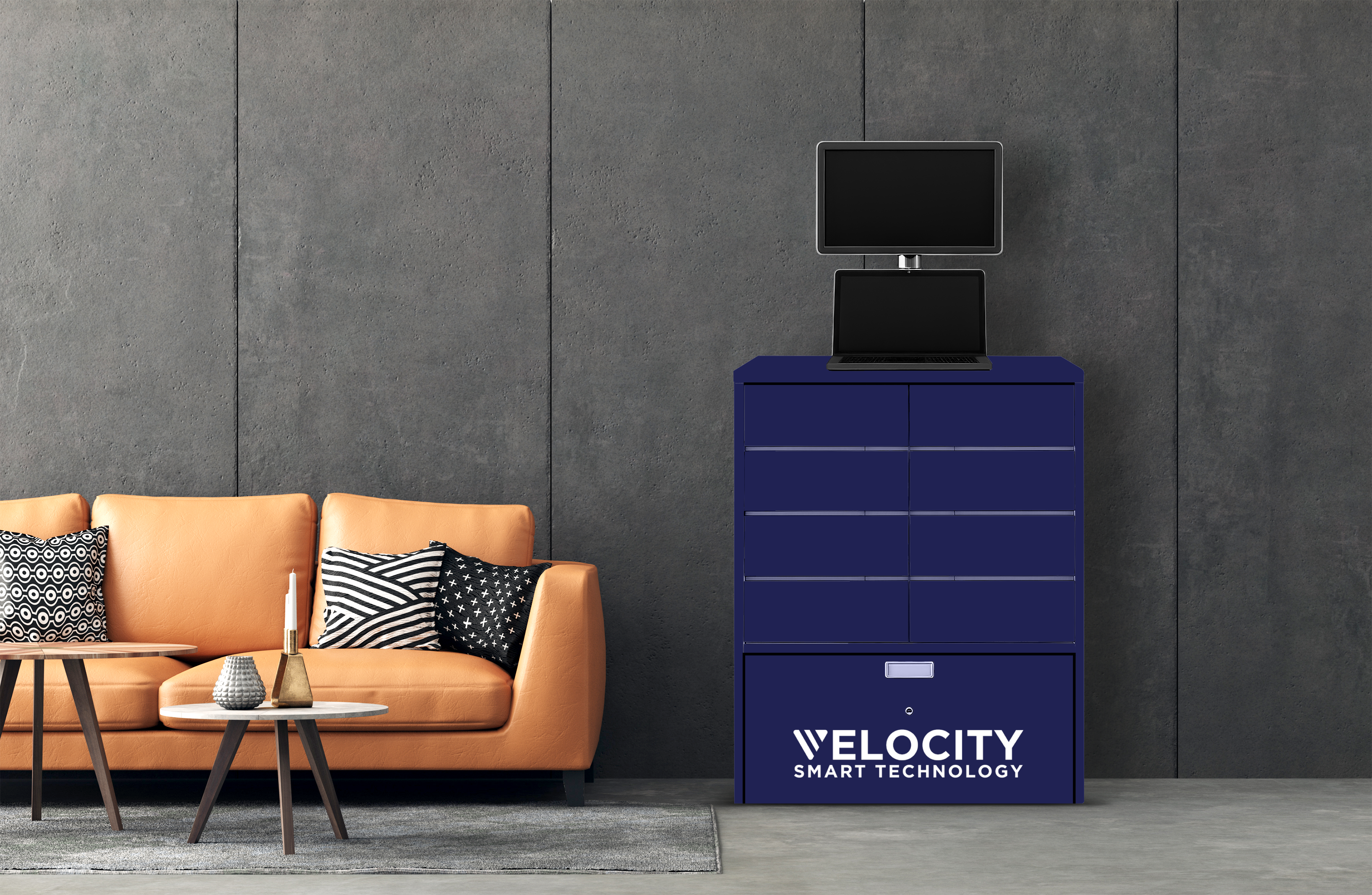 Smart Kiosk - Office Sofa mockup 2