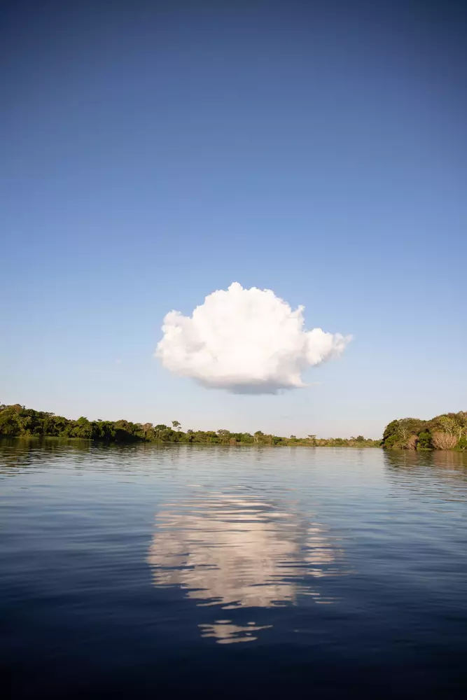 cloud and water